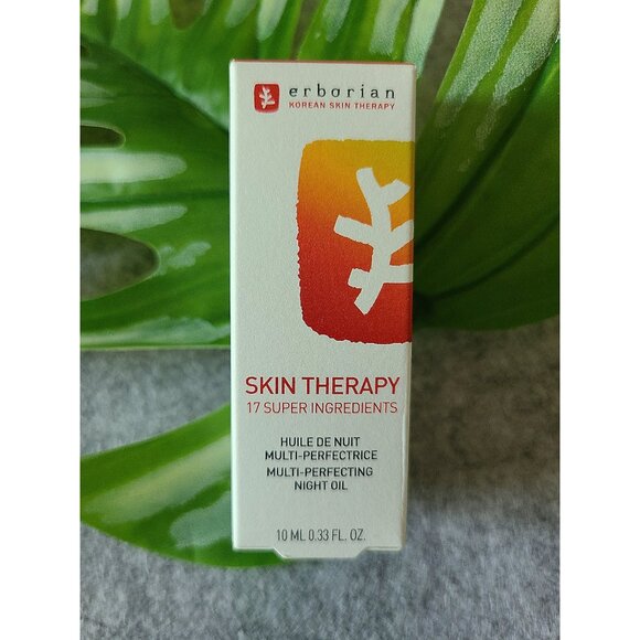 NEW** Bundle - Erborian Skin Therapy Multi-Perfecting Night Oil & Turmeric Scrub - Picture 5 of 6